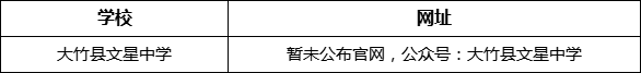 達(dá)州市大竹縣文星中學(xué)網(wǎng)址是什么？