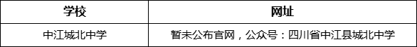 德陽(yáng)市中江城北中學(xué)網(wǎng)址是什么？