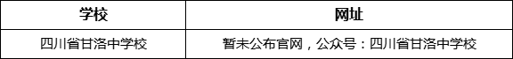 涼山州四川省甘洛中學(xué)校網(wǎng)址是什么？