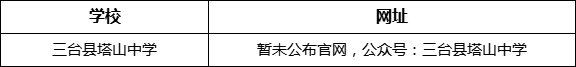 綿陽(yáng)市三臺(tái)縣塔山中學(xué)網(wǎng)址是什么？