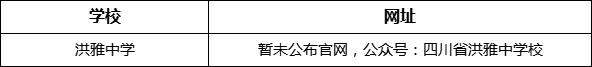 眉山市洪雅中學(xué)網(wǎng)址是什么？