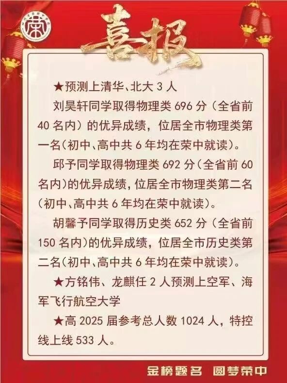 2026年自貢市四川省榮縣中學(xué)校升學(xué)率怎么樣？