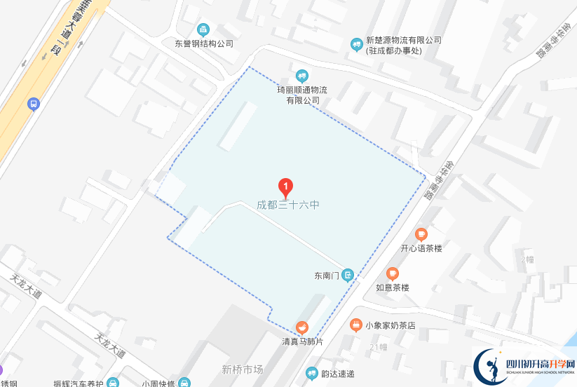 成都36中學(xué)的地址在哪里？